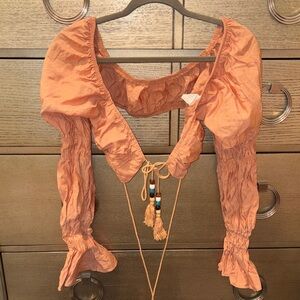 Trendy Boutique Orange Crop Top